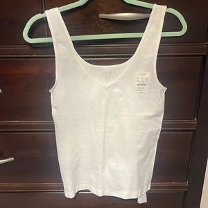 NWT J Crew white camisole. Size M